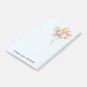 Post-it® Yellow Daffodil Flowers Peach Bow (Incliné)