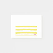 Post-it® Yellow stripes and a pink crown Notes (Devant)