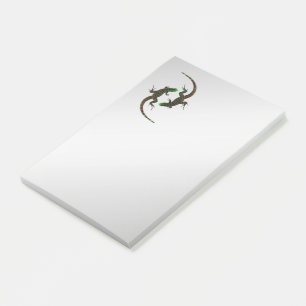 Post-it® Yin Yang Lizards Argent