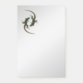 Post-it® Yin Yang Lizards Argent (Devant)