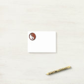 Post-it® Yin Yang par Shirley Taylor (Sur un bureau)