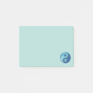 Post-it® Yin Yang Paw Blue
