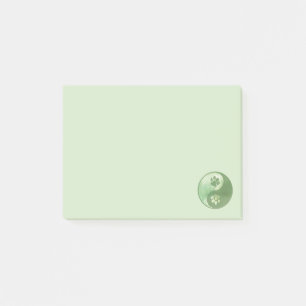 Post-it® Yin Yang Paw Green