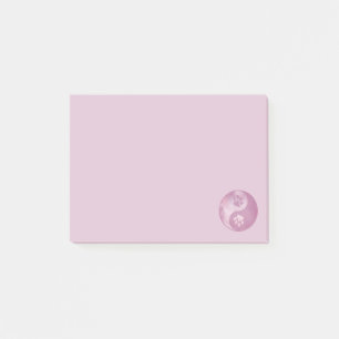 Post-it® Yin Yang rose paw