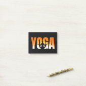 Post-it® Yoga Soleil (Sur un bureau)