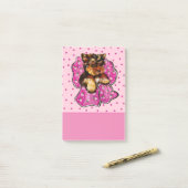 Post-it® Yorkie Poo (Sur un bureau)