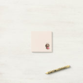 Post-it® You Are Loved – Cute Dachshund Sticky Notes  (Sur un bureau)