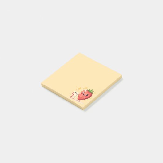 Post-it® You Got This! Cheerful Strawberry Notes (Incliné)