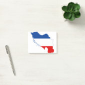 Post-it® YOUGOSLAVIE - drapeau/couleurs/carte/crête/emblème (Bureau)