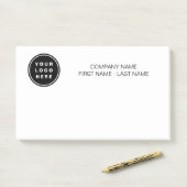 Post-it® Your Business Logo Promoteur Business Company (Sur un bureau)