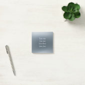 Post-it® Your message here gray blue metallic background te (Bureau)