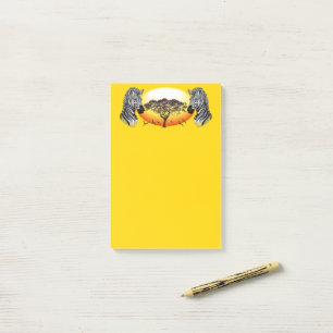 Post-it® Zebra African Savanna Wild Animal