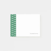 Post-it® Zigzag floral vert (Devant)