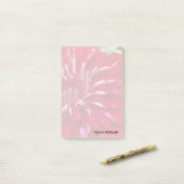 Post-it® Zinnias Rouges Modernes (Sur un bureau)