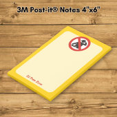 Post-it® Zone interdite aux DJ