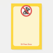 Post-it® Zone interdite aux DJ (Devant)