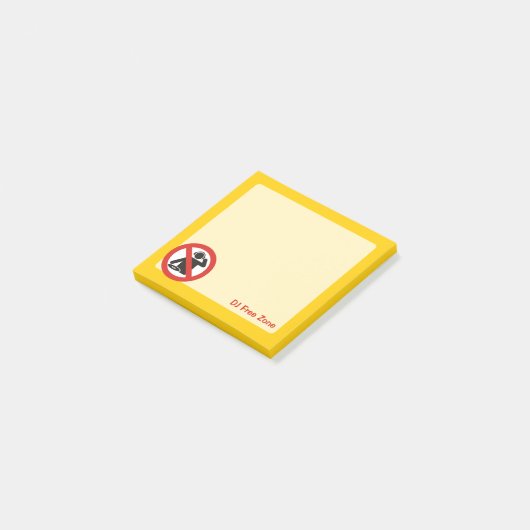 Post-it® Zone libre DJ (Incliné)