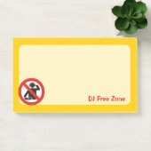 Post-it® Zone libre DJ (Bureau)