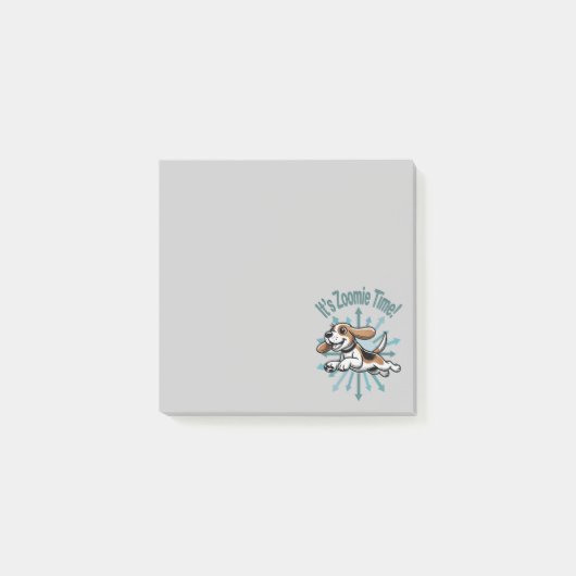 Post-it® Zoomie Time Beagle (Devant)