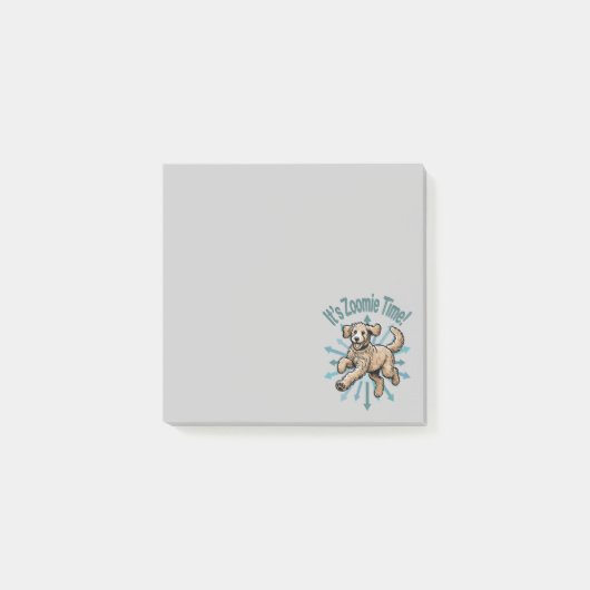 Post-it® Zoomie Time Golden Doodle (Devant)
