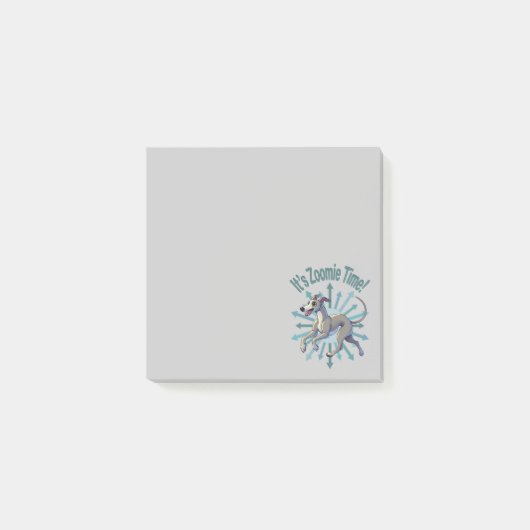 Post-it® Zoomie Time Greyhound (Devant)