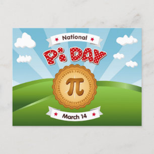 Post je Pi Day Briefkaart