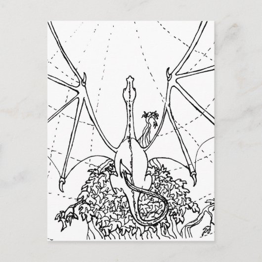 Post Kaart - Drakenvleugels (Voorkant)