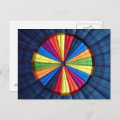 Post Kaart in heteluchtballon (Voorkant / Achterkant)