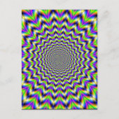 Post Kaart Psychedelic Star (Voorkant)