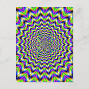 Post Kaart Psychedelic Star