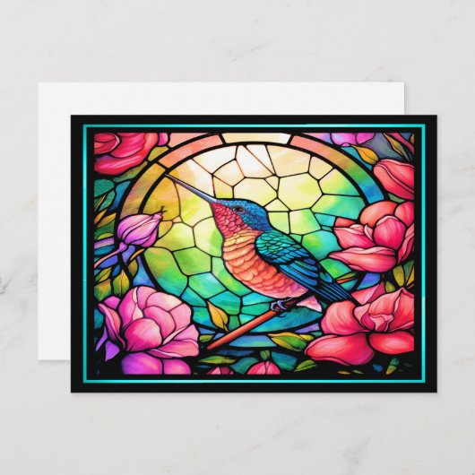 Post Kaart voor Flat Kaart Stationery (Voorkant / Achterkant)