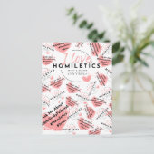 Post Kaarten - Homiletics Heart (Staand voorkant)