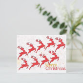 Post Kaarten - Negen Reindeers (Staand voorkant)