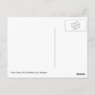 Post-Kantoor-gebouw in Ho Chi Minh, Vietnam Briefkaart