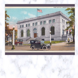 Post Kantoor Mansfield Ohio Briefkaart