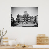 Post Kantoor Square Poster (Keuken)