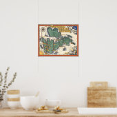 Post Kantoor Wireless Stations Map, Groot-Brittann Poster (Keuken)