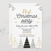 Post Kerstmis Party uitnodiging (Voorkant / Achterkant)