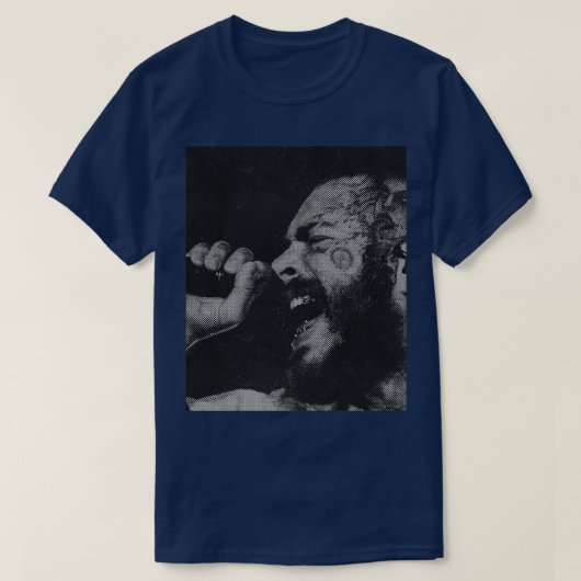 Post Malone rapper hiphop T-shirt (Design voorkant)