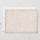 Post Mariage Retro Car Juste Marié Invitation (Dos)