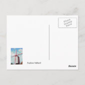 Post Mill op een boerderij Briefkaart (Achterkant)