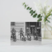 Post per scooter briefkaart (Staand voorkant)