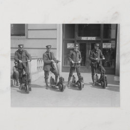 Post per scooter briefkaart