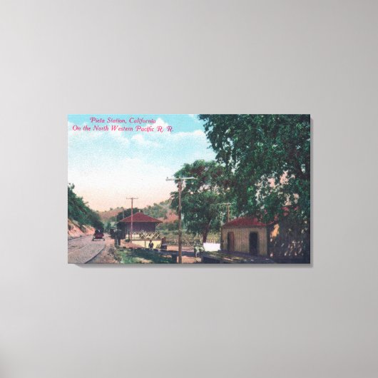 Post Pieta Northwestern Pacific RR Canvas Afdruk (Voorkant)