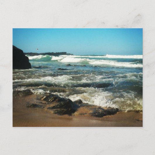 post - praia briefkaart (Voorkant)