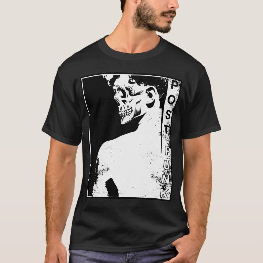 POST PUNK ONTWERP T-SHIRT (Voorkant)
