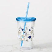 Post Rond de Wereld Acryl Drinkbeker (Achterkant)