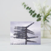 Post Sign. Briefkaart (Staand voorkant)