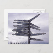 Post Sign. Briefkaart (Voorkant / Achterkant)