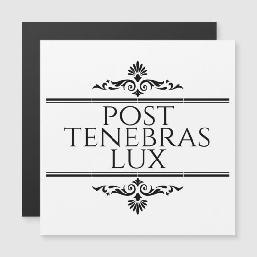 Post Tenebras Lux (Voorkant / Achterkant)